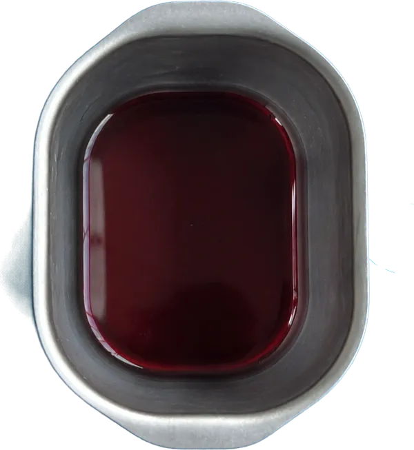 Nel quarto contenitore mettete 80 g di vino rosso fermo.