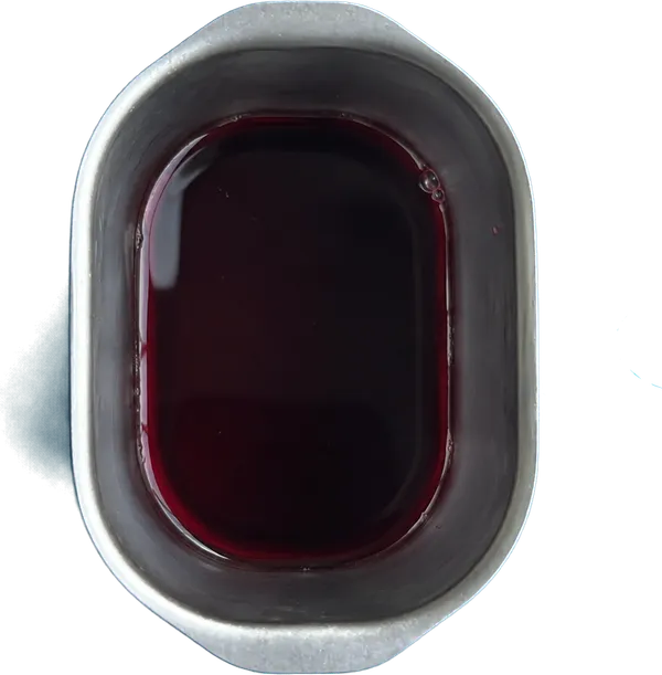 Nel quarto contenitore mettete 200 g di vino rosso fermo.