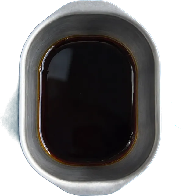 Nel settimo contenitore mettete 25 g di salsa di soia.